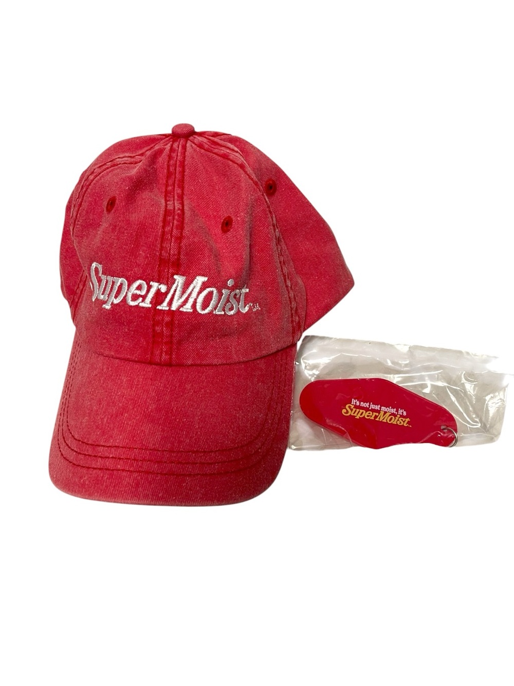 NWOT Betty Crocker SuperMoist Baseball Cap and Keychain